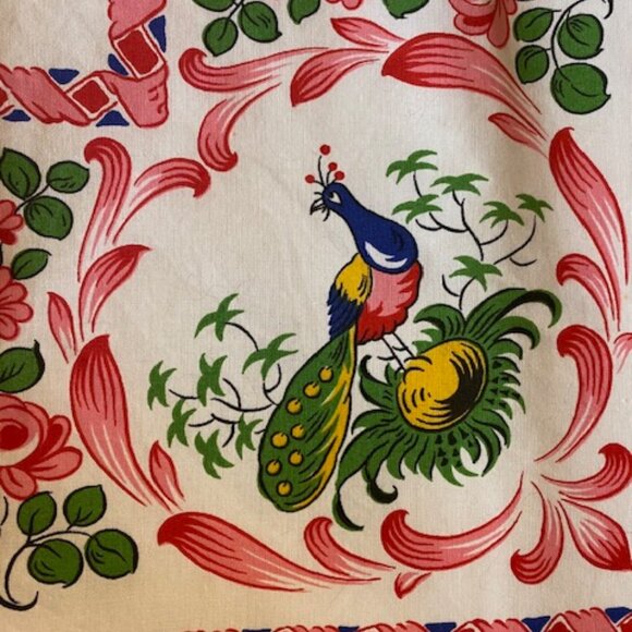 56x56 Square Ribeauville Linen Table Cloth - Picture 7 of 7